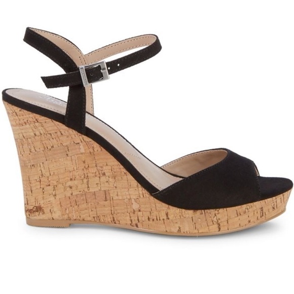 Cork wedge sandals by Charles David - Picture 1 of 4